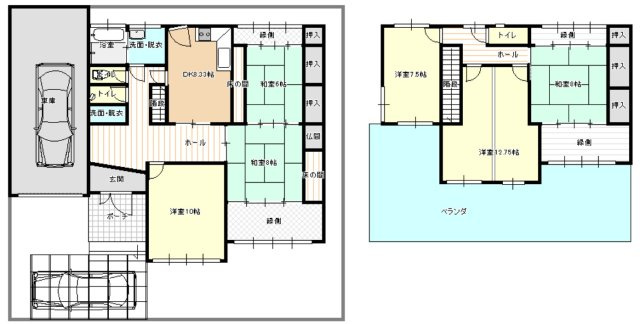 福岡県飯塚市菰田東 ２丁目412番5の間取り