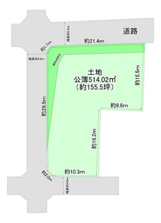 【区画図】 | 西宮市　上甲東園１丁目　中古戸建