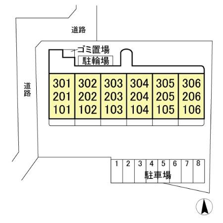 グレースコート法典の区画図