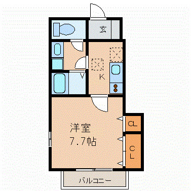 ベルーナ　Ⅰの間取り|間取図