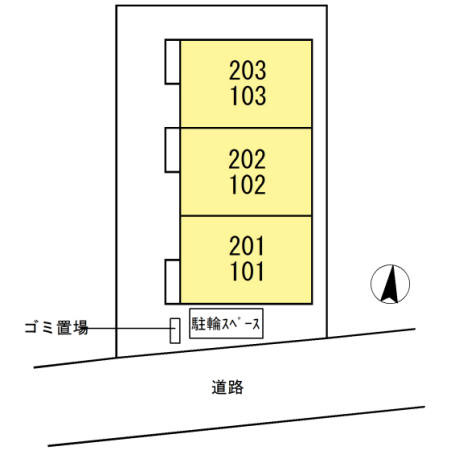 セレーノの区画図