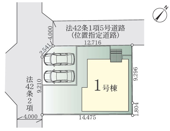 船橋市大穴南２丁目１期の区画図