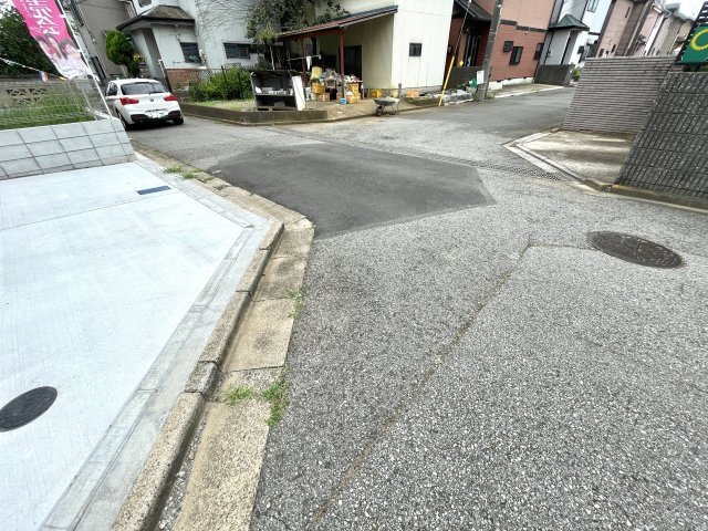 船橋市大穴南２丁目１期の前面道路含む現地写真