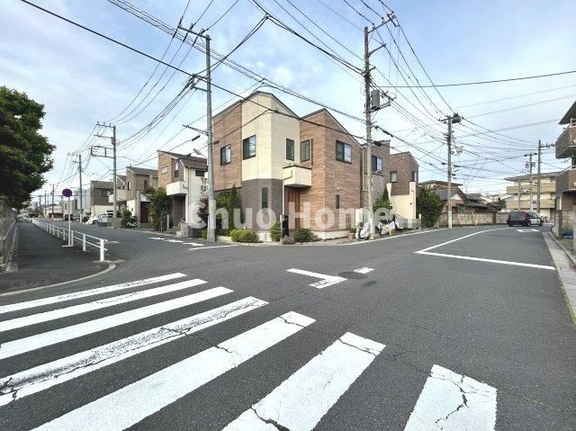 葛飾区東堀切3丁目中古住宅の前面道路含む現地写真|全面道路