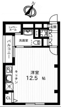 巣鴨コーポラスの間取り