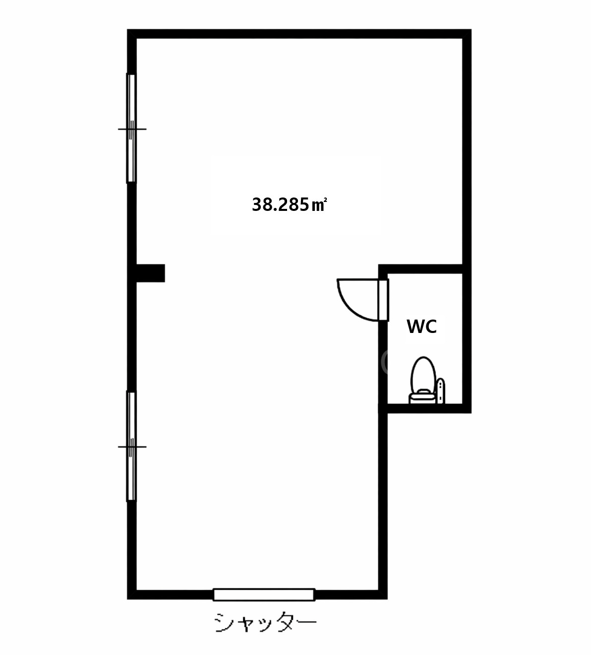 LIFE BLDG 貸店舗・事務所の間取り