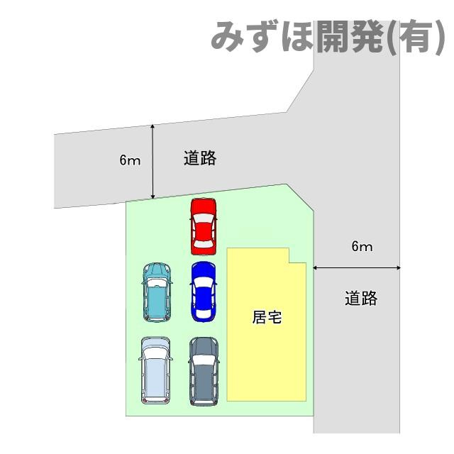 上山市みはらしの丘10-6の区画図
