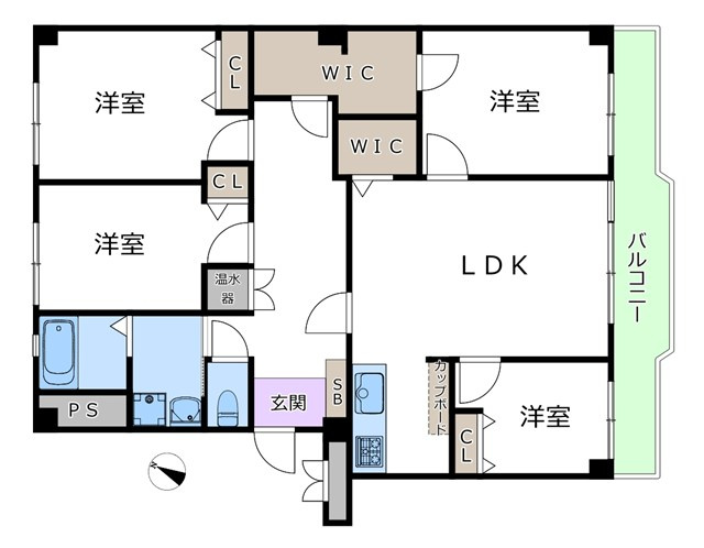 【間取り】 | OTCニューセンバハイツ | エイブルにて取扱い可能な住宅ローンは、全部で10種類以上！お客様にピッタリの住宅ローンを当社のFPよりご案内させて頂きます。住宅ローンのご相談だけでも、お気軽にご相談下さいませ。