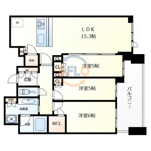 シティタワー大阪本町　開平小学校区の間取り|シティタワー大阪本町　間取り