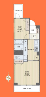 【間取り】 | コーポ押上