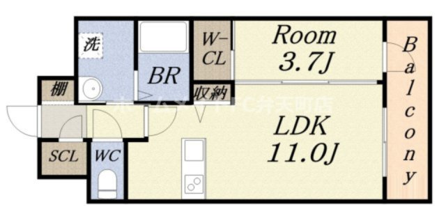 【間取り】 | TEAL RESIDENCE　BAY