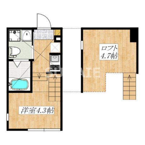 ハーモニーテラス北小岩ⅩⅧの間取り|間取図です