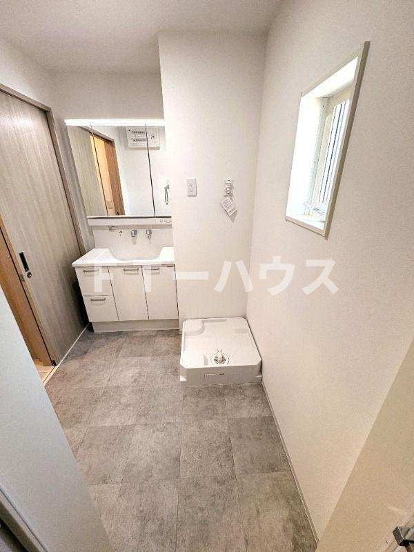 くぅガーデンの独立洗面台
