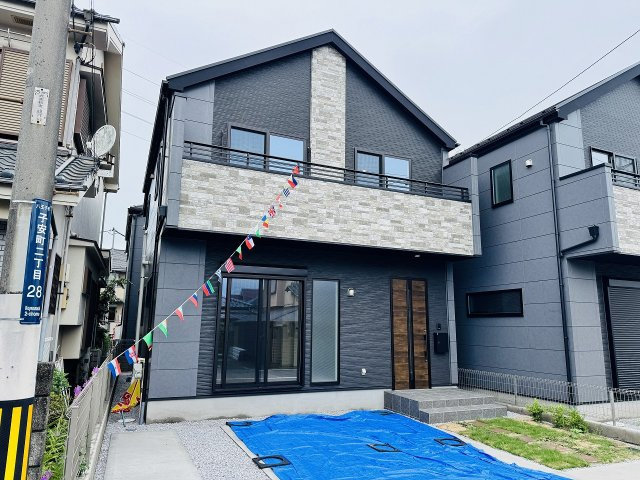 八王子市　子安町　新築一戸建て　４期の外観|～八王子駅徒歩15分・京王片倉駅徒歩10分　小中学校近く　ZEH水準の省エネ住宅～
