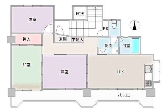 オオタピア平針の間取り