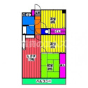 【間取り】 | コンフォータブル高宮の間取り
