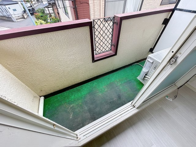 リエス川越岸町のバルコニー