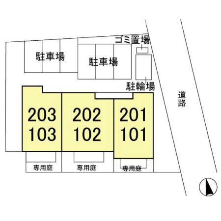 ラフィーユの区画図