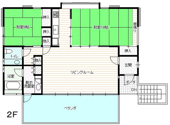 【間取り】 | 伊豆急伊豆高原　戸建