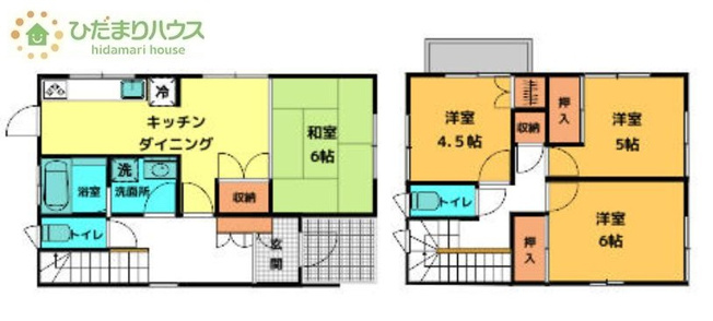 【間取り】 | 我孫子市栄　中古戸建 | すぐ横になれる和室は、みんなの憩いの場(*^-^*)