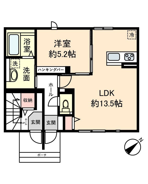 フロンティエール松ノ浜の間取り