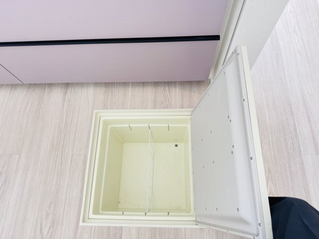 松戸市栄町西5丁目新築戸建【古ヶ崎小学校:9分】のキッチン|キッチン床下収納