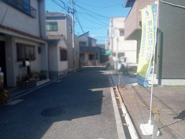 堺市堺区一条通　土地の前面道路含む現地写真