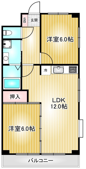 コーポラス小出｜名古屋市の賃貸ならMy賃貸の間取り|コーポラス小出