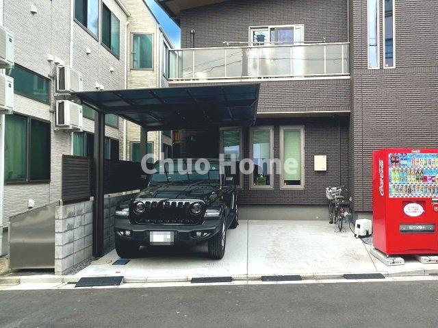 江戸川区平井6丁目中古住宅の駐車場|カースペース並列2台
