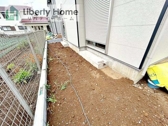 土浦市真鍋5丁目　新築戸建　B号棟の庭