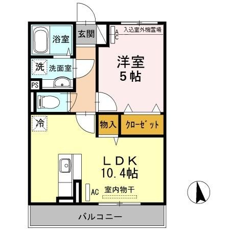 グリーンヒルズ Ⅰの間取り
