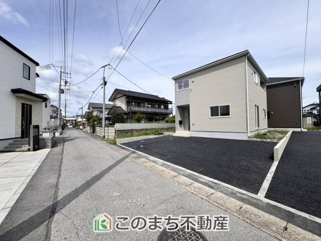 CRADLEGARDEN宇都宮市東峰町第7の前面道路含む現地写真|前面道路含む現地写真