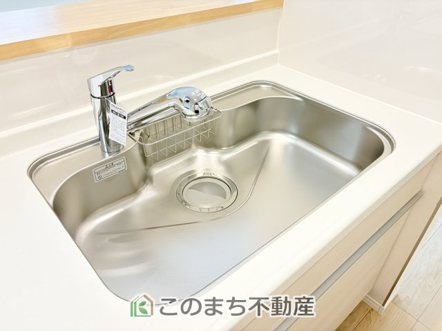 CRADLEGARDEN宇都宮市東峰町第7のキッチン|大きなシンクございます。
