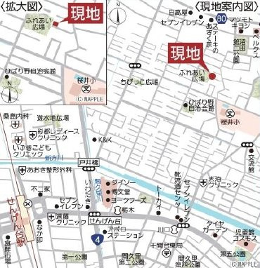 越谷市大泊990-10の地図