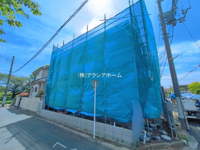 所沢市下安松・全1棟　新築一戸建　～北西角地～の外観|現地写真（2026年4月28日撮影）