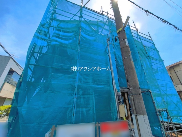 所沢市下安松・全1棟　新築一戸建　～北西角地～の外観|現地写真（2026年4月28日撮影）