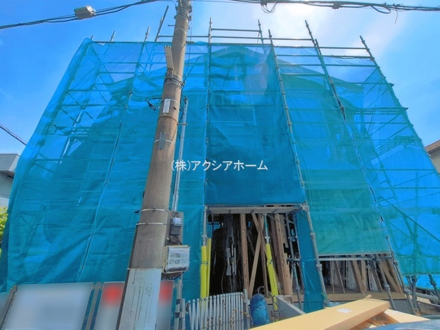 所沢市下安松・全1棟　新築一戸建　～北西角地～の外観|現地写真（2026年4月28日撮影）