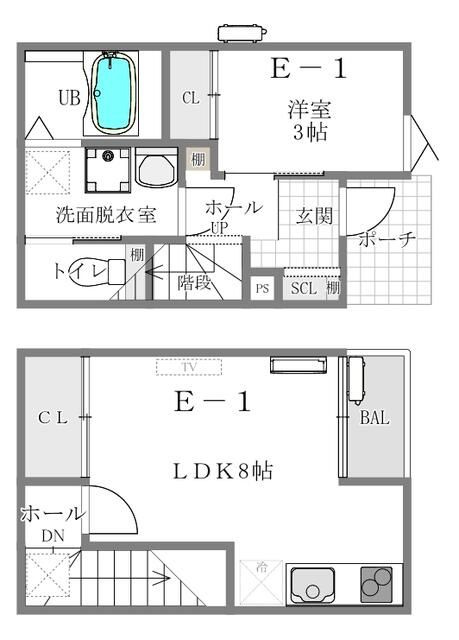 ＶＩＯＬＥＳＴＡ熊大東の間取り