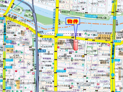 【地図】 | アスヴェル天満橋