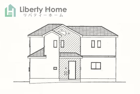 土浦市真鍋5丁目　新築戸建　C号棟の完成予想図|ご予約をいただければ、『平日の空いた時間』『周辺物件まとめて見たい』『1件だけ見たい』ももちろん可能です♪
お気軽にお問合せください♪