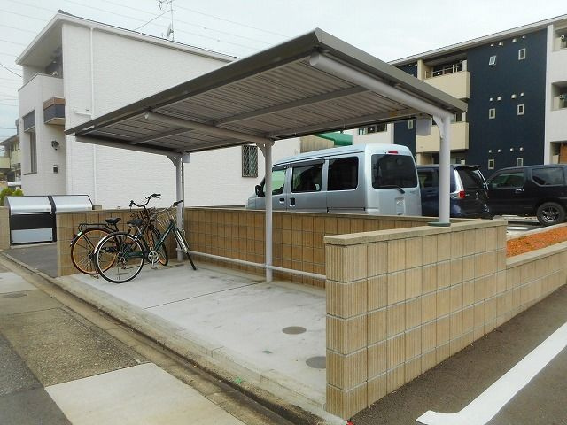 セレノ　Ⅱのその他共用部分|駐輪場です