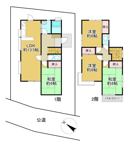 -三丁目不動産-　寄居町桜沢　平成4年築の間取り