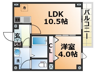アリビラ六甲の間取り