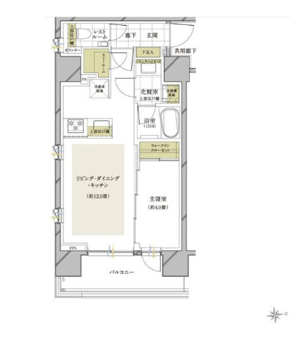 ピアース千代田東神田の間取り