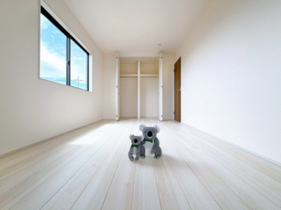 【洋室】 | 安中市板鼻　新築住宅 | 「どんな家具を置こうかな」とワクワクする。じぶん好みのこだわりのお部屋にしてゆったりと寛げます。