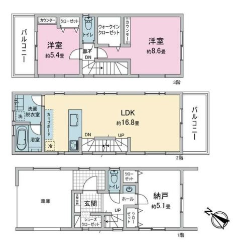 【間取り】 | 戸建て