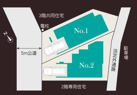 千葉市花見川区花園町０２４４９②の区画図