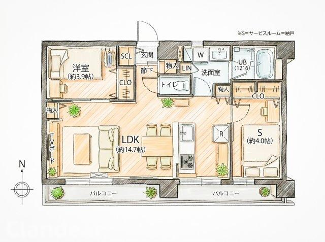 大和コーポの間取り|ドキドキの新生活も、安心してスタート。ぴったりの住まいを見つけませんか？クランディアが一緒に住まい選びをサポートします‼　まずは、お気軽にお問合せください　＃クランディア