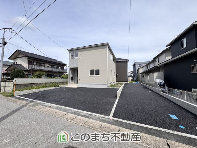 CRADLEGARDEN宇都宮市東峰町第7の前面道路含む現地写真|前面道路含む現地写真