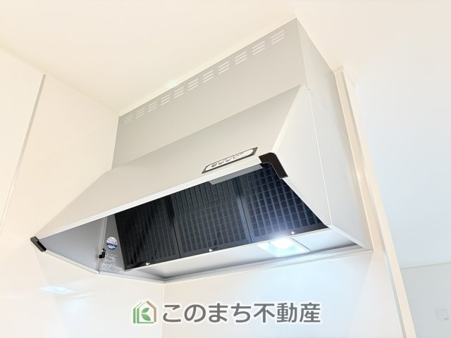 CRADLEGARDEN宇都宮市東峰町第7のキッチン|お料理の匂いもスッキリ♪シンプルデザインで掃除も簡単‼